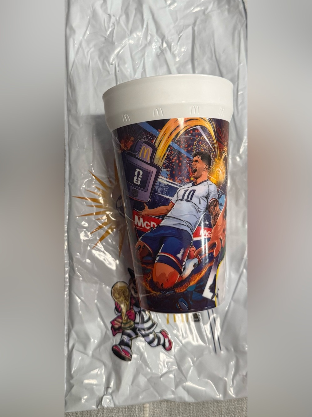 McDonald's FIFA World Cup 2026 Soccer Christian Pulisic(USA)Collectible Cup